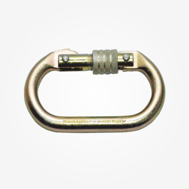 AK FP-112 Steel Screw Locking Karabiner